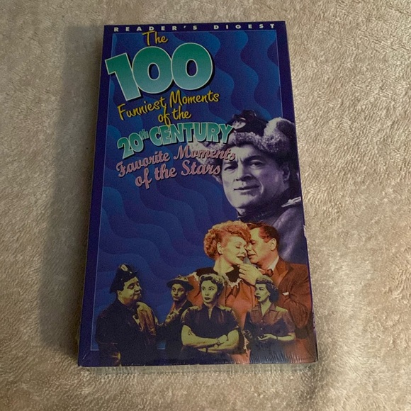 1995 VHS 100 Funniest Moments of the 20th Century Favourite Moments of the Stars - Picture 1 of 3